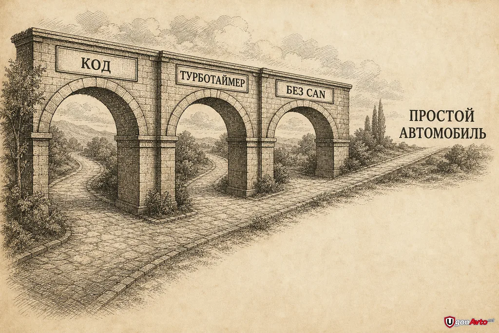 Критерии для автомобиля без цифровой шины Критерии для автомобиля без цифровой шины