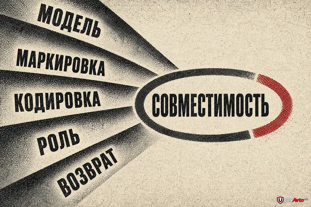 Карточка совместимости старого и нового брелока