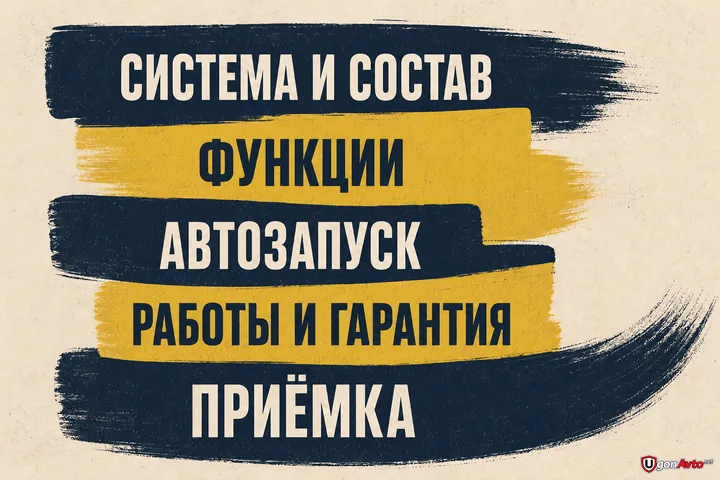 Пять пунктов письменного задания установщику сигнализации