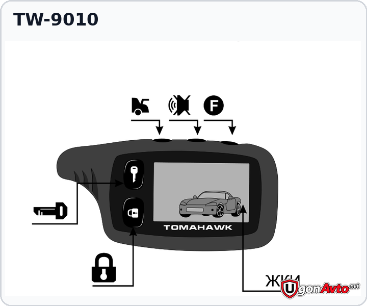 Как прописать брелок Tomahawk 9010: инструкция для TW и TZ