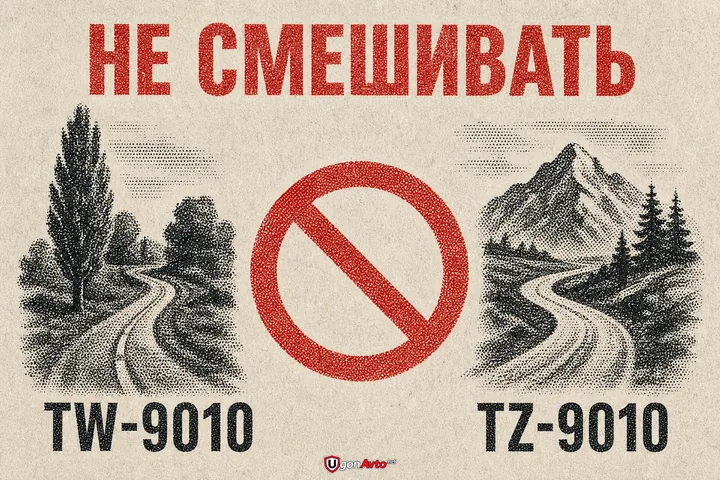 Не смешивайте ветки TW-9010 и TZ-9010 TW-9010 и TZ-9010 проверяют только по своим руководствам