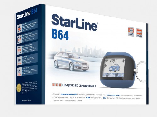 Сигнализация Starline B64 Dialog CAN