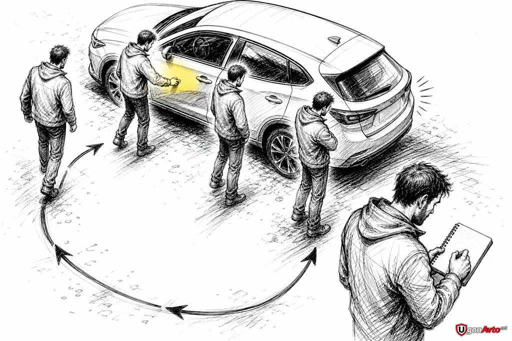 Порядок проверки без вскрытия автомобиля Порядок проверки без вскрытия автомобиля