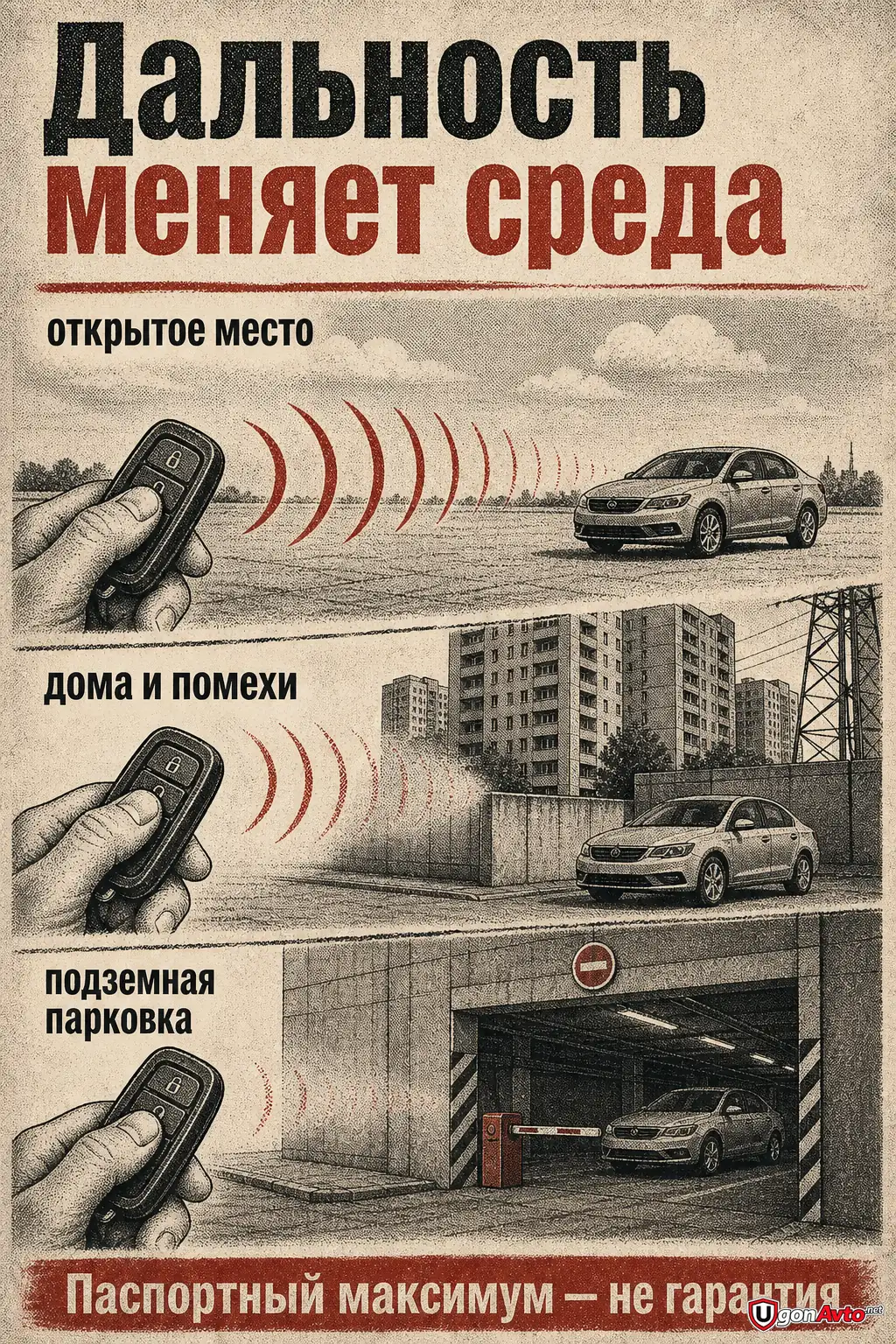 Почему паспортная дальность не равна дальности на парковке Почему паспортная дальность не равна дальности на парковке