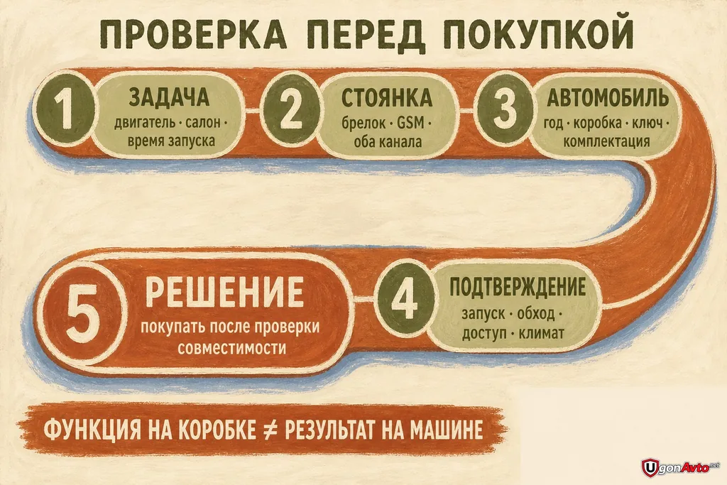 Карта проверки совместимости автозапуска перед покупкой Карта проверки совместимости автозапуска перед покупкой