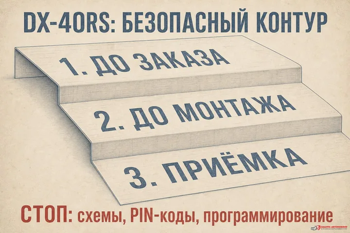 Три этапа безопасного проекта Pandora DX-40RS: заказ, монтаж и приёмка