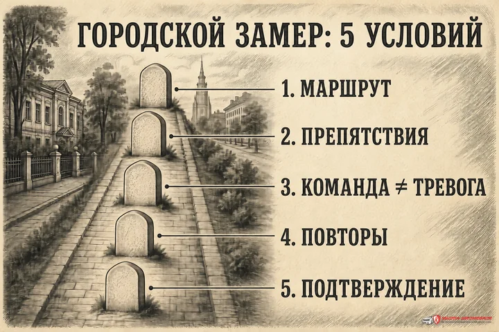 Зафиксировать пять условий воспроизводимого городского теста без выдуманной дальности. Зафиксировать пять условий воспроизводимого городского теста без выдуманной дальности.