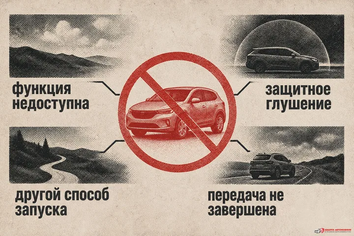 Четыре причины остановки двигателя после автозапуска