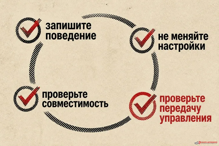 Результат мягкой посадки — готовность автомобиля к поездке