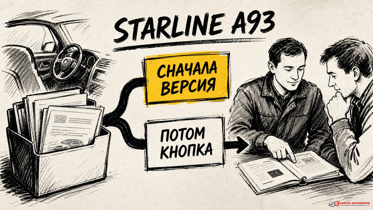 Сервисная кнопка StarLine A93: как определить и где искать